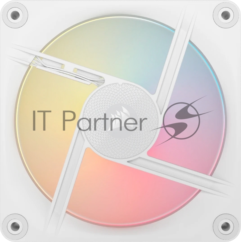 Кулер для корпуса Corsair iCUE LINK LX120-R RGB Reverse (120x120x25mm, 4-pin PWM, RGB, 66.7CFM, 37.7dBA, 2400RPM, White, 3pcs)