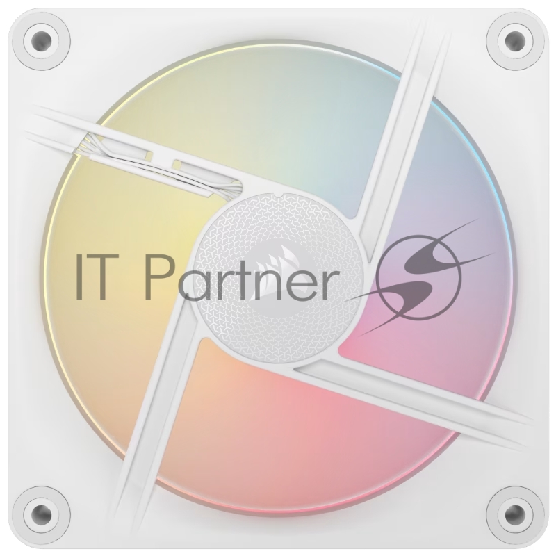 Кулер для корпуса Corsair iCUE LINK LX120-R RGB Reverse (120x120x25mm, 4-pin PWM, RGB, 66.7CFM, 37.7dBA, 2400RPM, White, 3pcs)