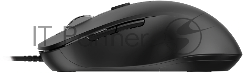 Мышь Оклик 211M черный оптическая 2400dpi USB для ноутбука 6but