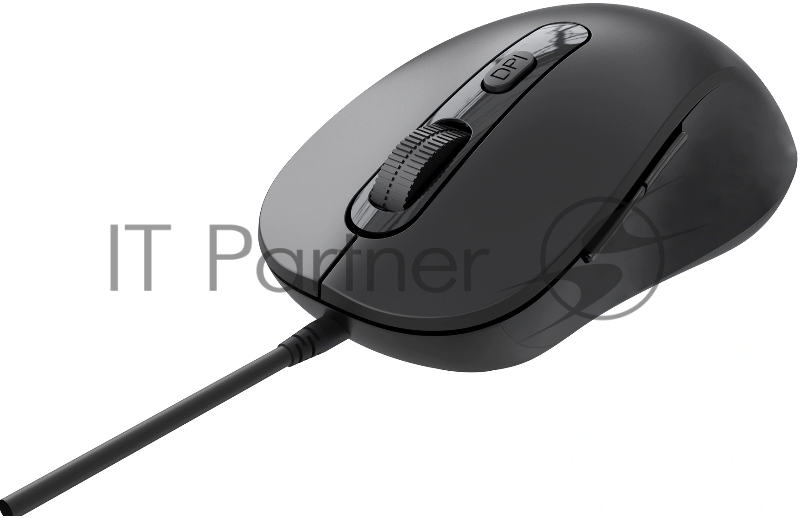 Мышь Оклик 211M черный оптическая 2400dpi USB для ноутбука 6but