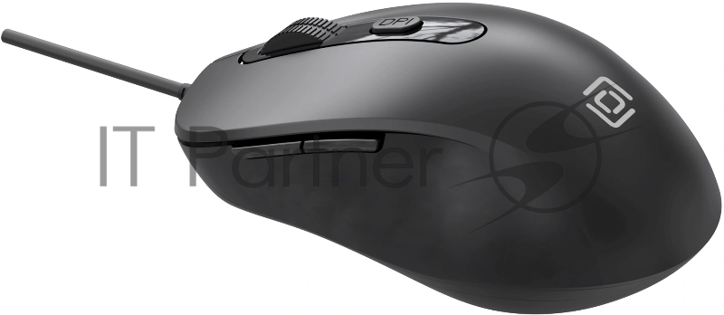 Мышь Оклик 211M черный оптическая 2400dpi USB для ноутбука 6but