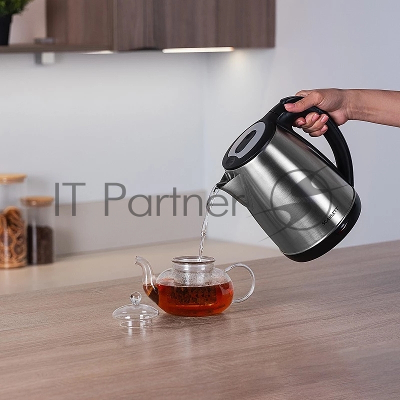 Чайник Scarlett SC-EK21S34 (нерж. сталь)