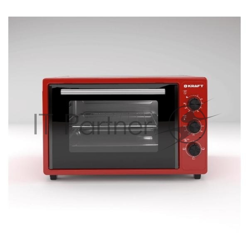 Мини-печь KRAFT KN-MO 3900 FR красный