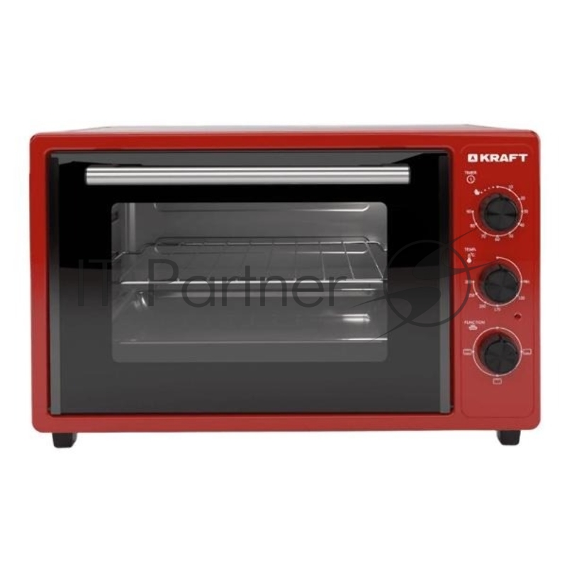 Мини-печь KRAFT KN-MO 3900 FR красный