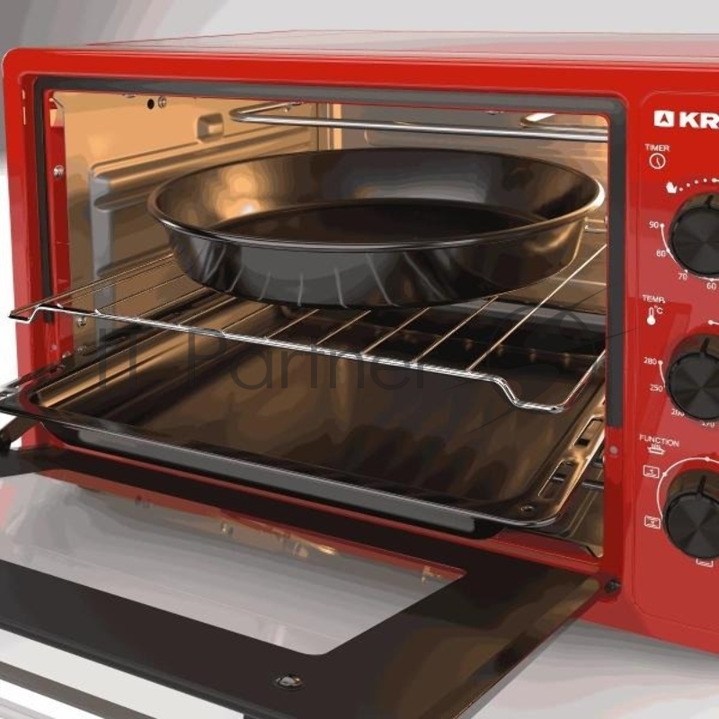 Мини-печь KRAFT KN-MO 3902 FKR красный