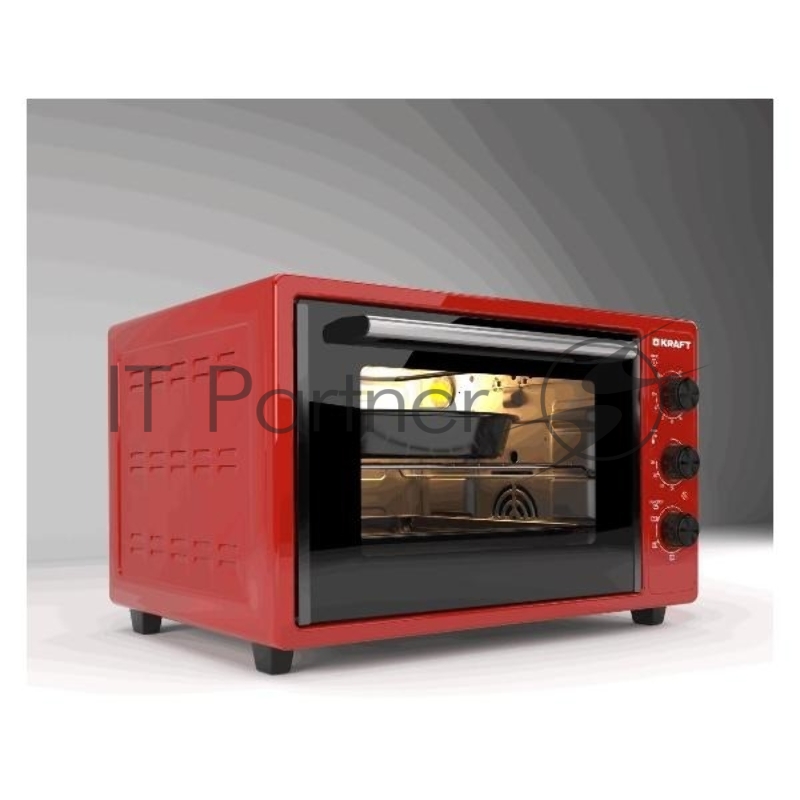 Мини-печь KRAFT KN-MO 3902 FKR красный