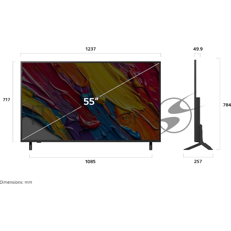 Телевизор LG 55QNED82A6B.ARUG QNED 55 4K