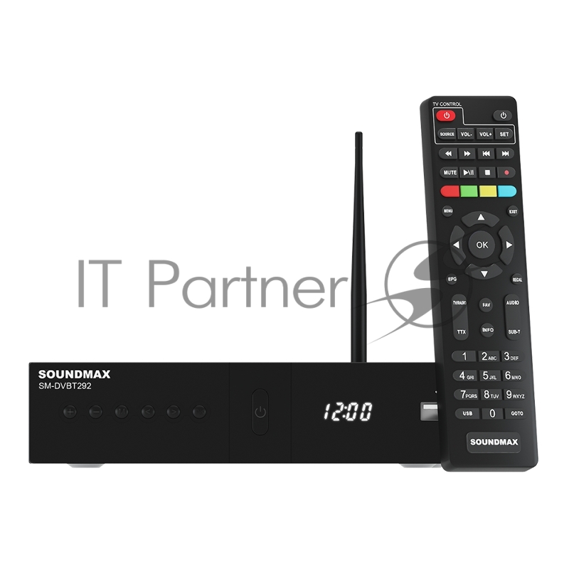 Медиаплеер SOUNDMAX SM-DVBT292(черный)