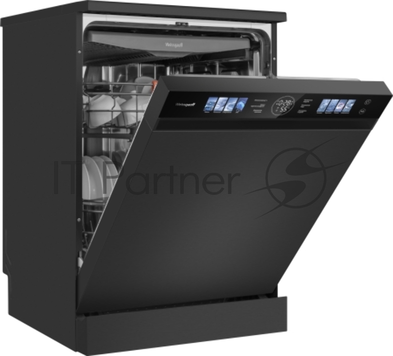 Посудомоечная машина Weissgauff DW 996 Touch Inverter Dual Fan Dry, черный, 60 см, 15 компл., 47 дБ, класс A+++ (полноразмерная)