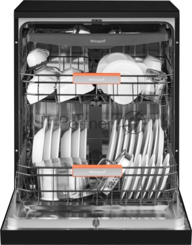 Посудомоечная машина Weissgauff DW 996 Touch Inverter Dual Fan Dry, черный, 60 см, 15 компл., 47 дБ, класс A+++ (полноразмерная)