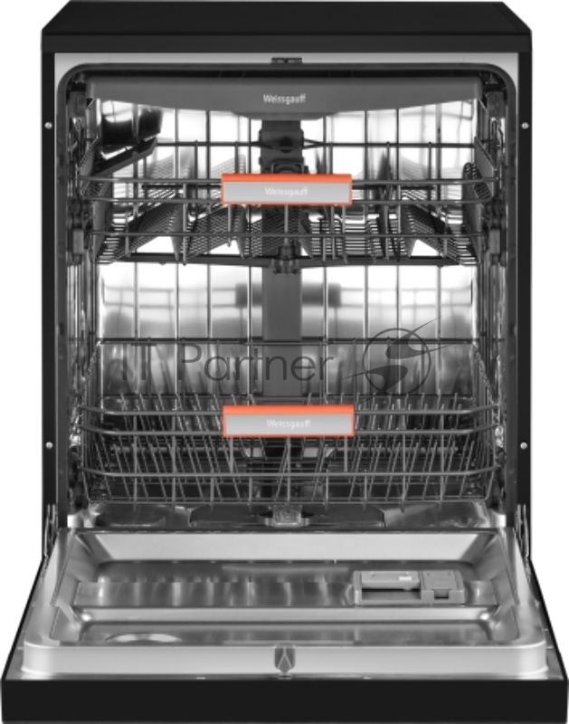 Посудомоечная машина Weissgauff DW 996 Touch Inverter Dual Fan Dry, черный, 60 см, 15 компл., 47 дБ, класс A+++ (полноразмерная)