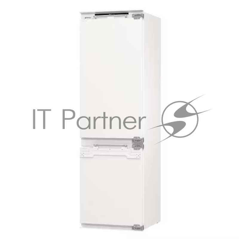 Встраиваемый холодильник Gorenje NRKI517142, полезный объем 243 л, электронное управление, цифровой дисплей, автоматическое размораживание No Frost, быстрое замораживание, интенсивное охлаждение, зона свежести с контролем влажности, слайдерное крепле