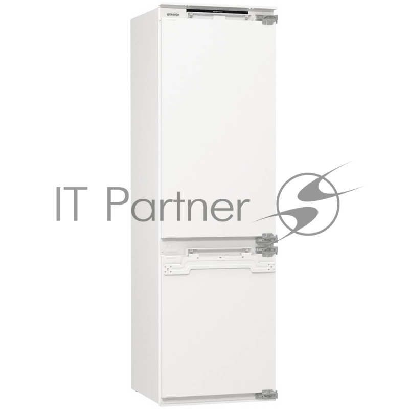 Встраиваемый холодильник Gorenje NRKI517142, полезный объем 243 л, электронное управление, цифровой дисплей, автоматическое размораживание No Frost, быстрое замораживание, интенсивное охлаждение, зона свежести с контролем влажности, слайдерное крепле