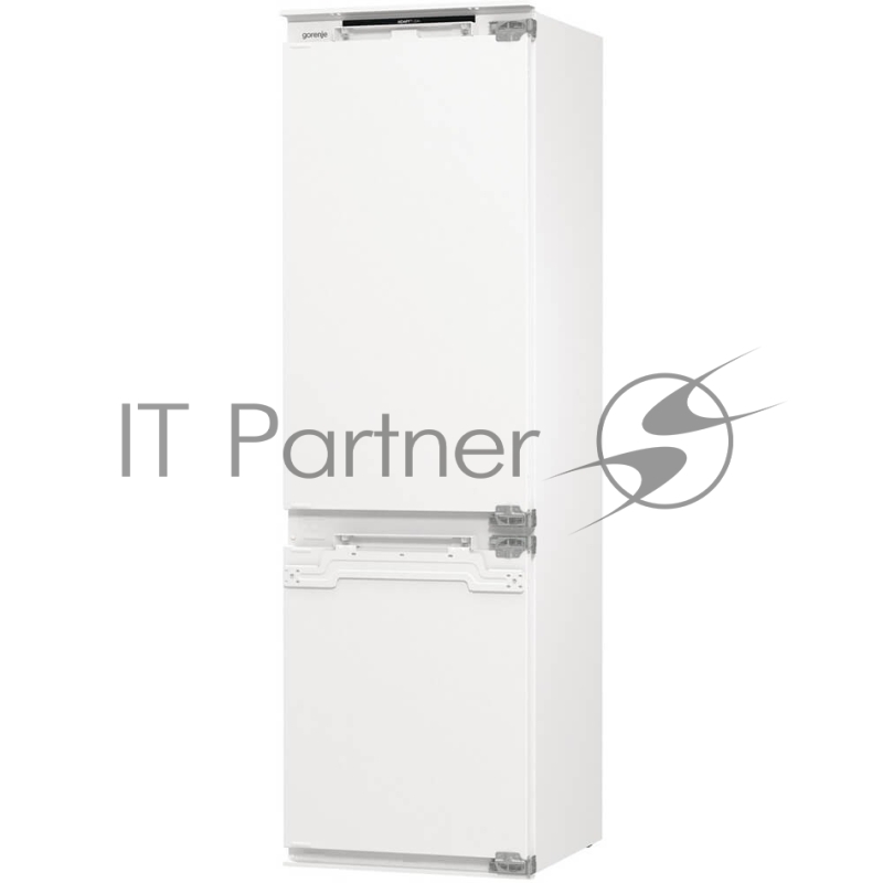 Встраиваемый холодильник Gorenje NRKI517142, полезный объем 243 л, электронное управление, цифровой дисплей, автоматическое размораживание No Frost, быстрое замораживание, интенсивное охлаждение, зона свежести с контролем влажности, слайдерное крепле