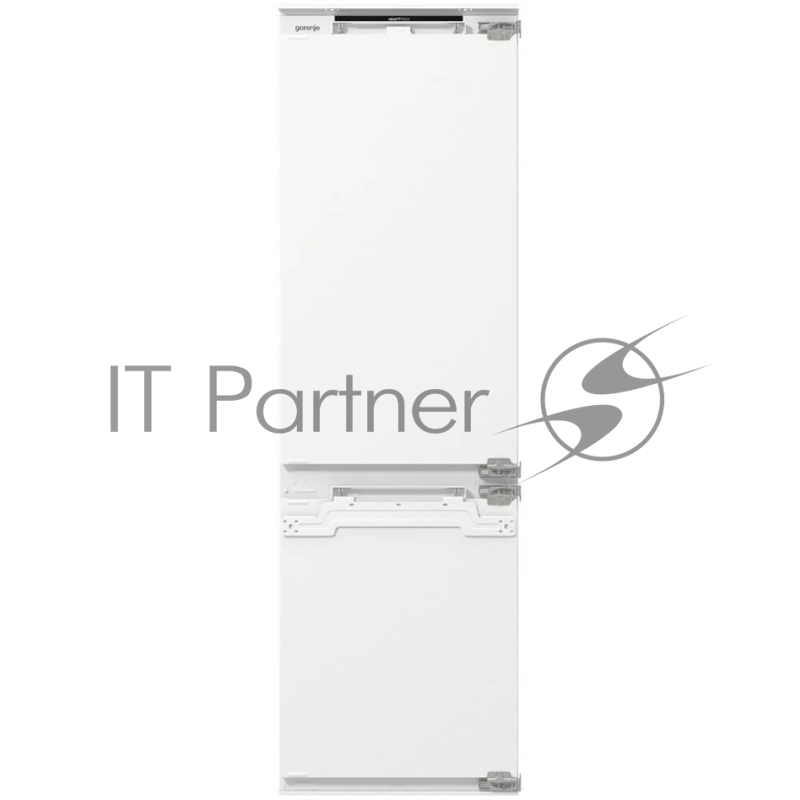 Встраиваемый холодильник Gorenje NRKI517142, полезный объем 243 л, электронное управление, цифровой дисплей, автоматическое размораживание No Frost, быстрое замораживание, интенсивное охлаждение, зона свежести с контролем влажности, слайдерное крепле