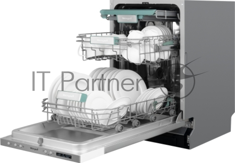 Встраиваемая посудомоечная машина Weissgauff BDW 4533 D Timer Floor, серый, 44.8 см, 10 компл., 47 дБ, класс A+++