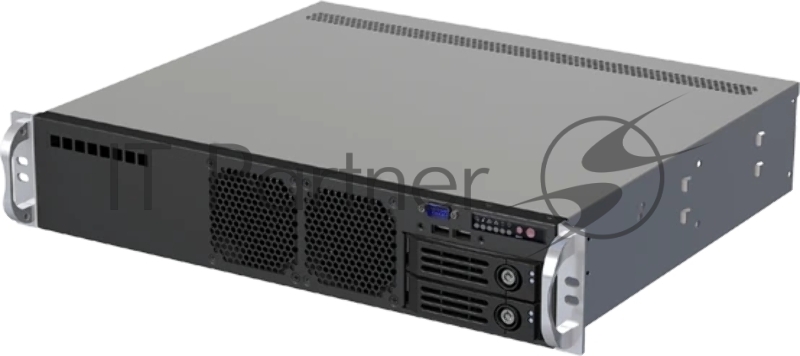 Серверный корпус Ablecom 2U chassis ATX, Micro-ATX, Mini-ITX MBs 2 x 3.5hs + 2 x 3.5 internal + 1 x 2.5 internal flex ATX 500W no rails