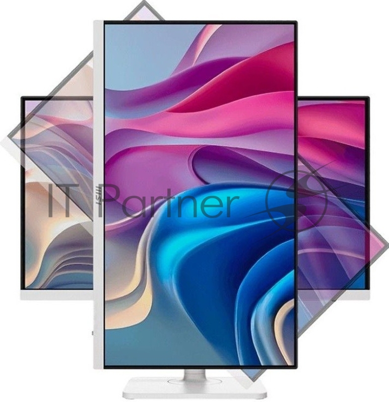 Монитор MSI Modern MD272UPHW 27 16:9 UHD(3840x2160) IPS Flat,4ms(GTG),HDR 400,1000:1,100M:1,400nit,178/1 Type-C,Speaker,Tilt,Swivel,Hei war-ty