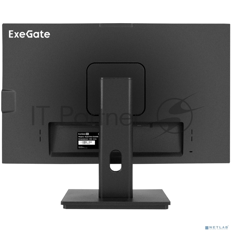 Монитор со встроенной веб-камерой 23.8 ExeGate SuperView EA2400 (IPS LED Grade A+, FHD, 1920x1080@75Гц, 16:9, 250cd/m2, 1000:1, 178°/178°, 5ms, D-Sub, HDMI, FHD веб-камера 2MP, микрофон, Flicker-free, Low Blue Light, кабель HDMI 1.5м, VESA 100x100, р