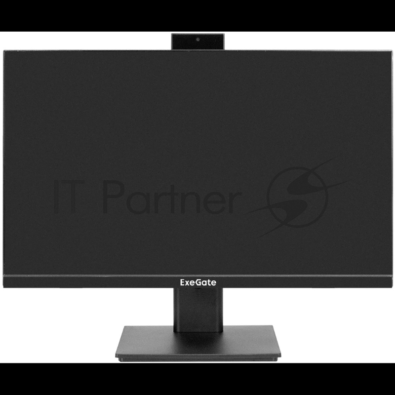 Монитор со встроенной веб-камерой 23.8 ExeGate SuperView EA2400 (IPS LED Grade A+, FHD, 1920x1080@75Гц, 16:9, 250cd/m2, 1000:1, 178°/178°, 5ms, D-Sub, HDMI, FHD веб-камера 2MP, микрофон, Flicker-free, Low Blue Light, кабель HDMI 1.5м, VESA 100x100, р