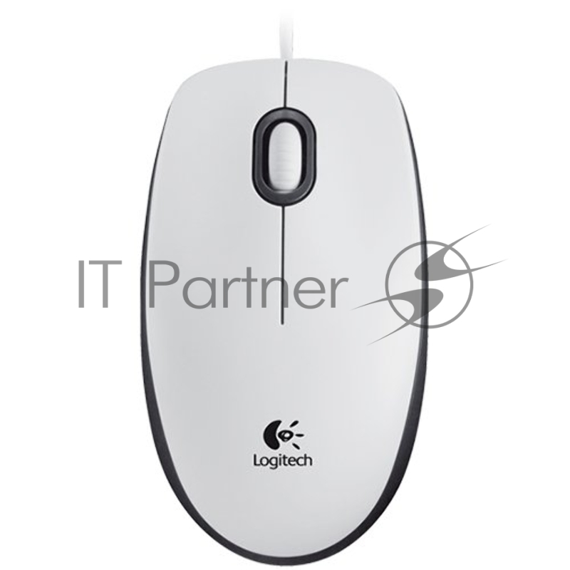 Мышь проводная Logitech M100 белый, 1000 dpi, USB, кнопки - 3