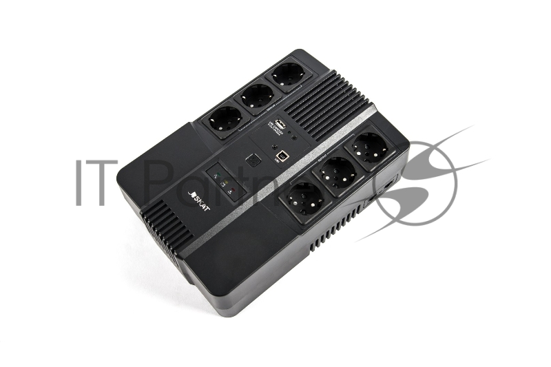 Источник бесперебойного питания Бастион SKAT-UPS 600 AI 220В 360Вт 1АКБ 7Ач внутр. меандр. стаб-ция напр-я. 6 выходов (8998)