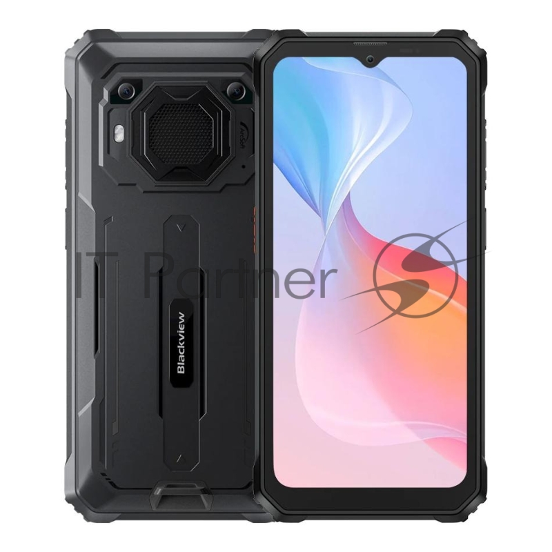 Смартфон BlackView BV6200Pro MT6761V 4С RAM6Gb ROM128Gb 6,56 IPS 720x1612 3G 4G Android 13 13Mpix 8Mpix GPS 802.11 a/b/g/n/ac GSM 13000mAh черный