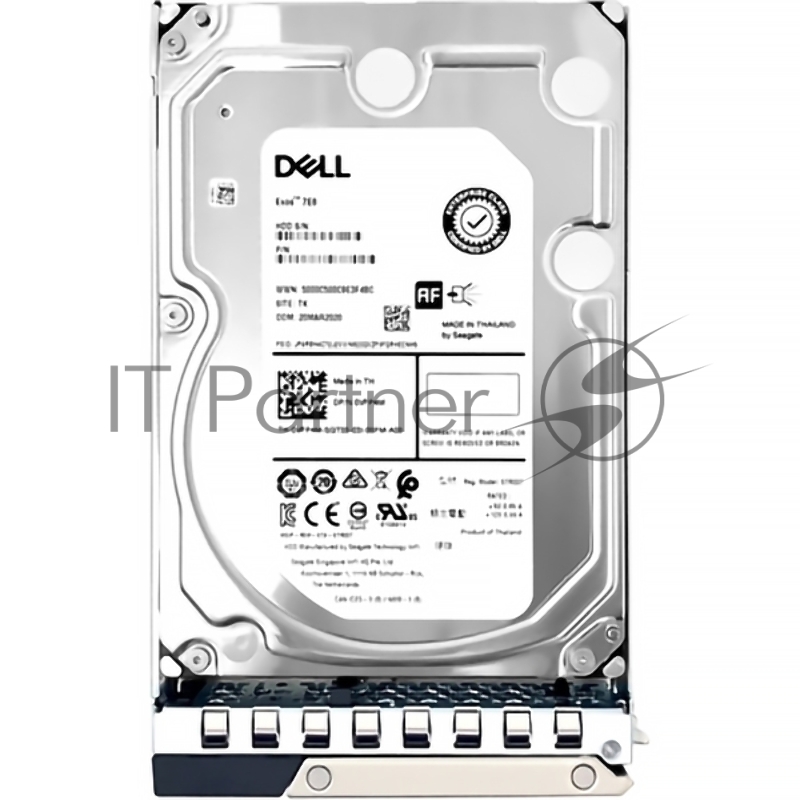 Накопитель 8TB 7.2K RPM SATA 6Gbps 512e 3 .5in Hot-plug Hard Drive