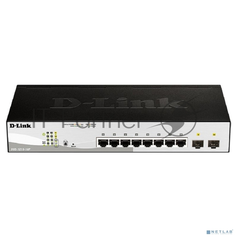 Коммутатор D-Link DGS-1210-10P/F3A 8G управляемый
