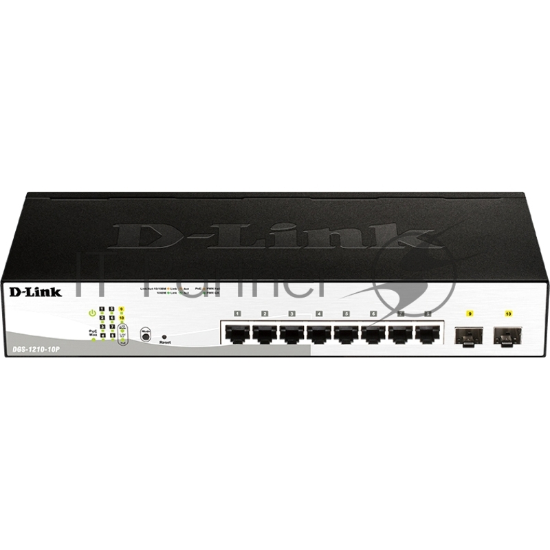 Коммутатор D-Link DGS-1210-10P/F3A 8G управляемый