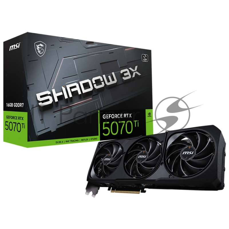 Видеокарта MSI GeForce RTX 5070 Ti 16G SHADOW 3X