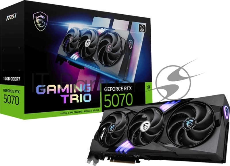 Видеокарта MSI GeForce RTX 5070 12G GAMING TRIO