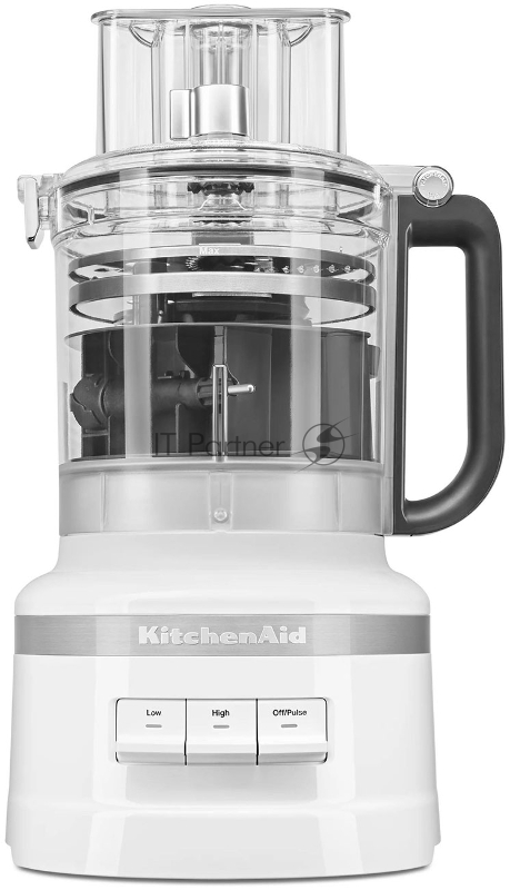 Кухонный комбайн KitchenAid 5KFP1318EWH, мощность 400 Вт, объем чаши 3.1 л, импульсный режим, цвет белый