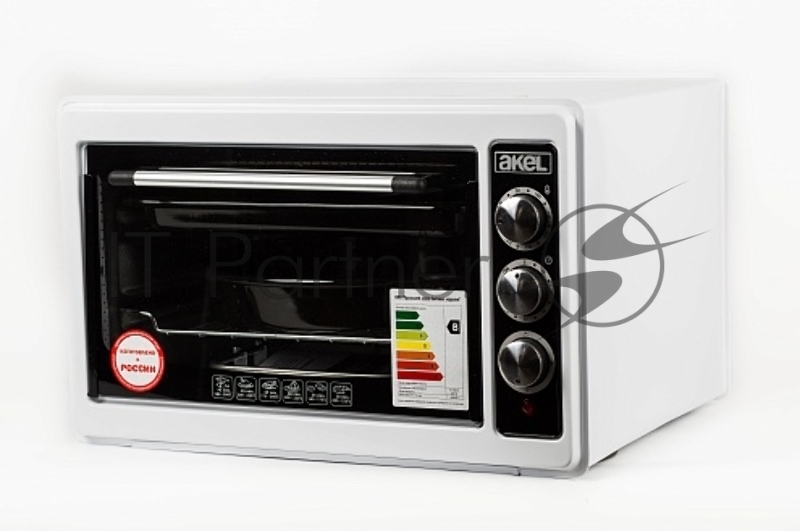 Жарочный шкаф AKEL AF-730 белый, 36 л, терморег., таймер, ТЭН повышенной мощности