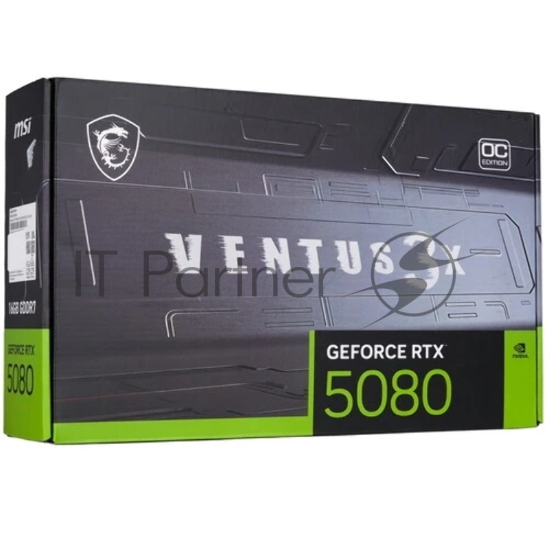 Видеокарта MSI PCIE16 RTX5080 16GB RTX 5080 16G VENTUS 3X PLUS