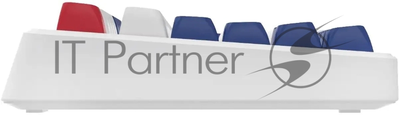 Клавиатура Оклик 725G белый/красный USB Multimedia for gamer LED (2070294)