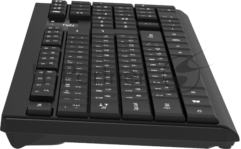 Клавиатура + мышь Оклик S269W клав:черный мышь:черный USB беспроводная slim Multimedia (2070303)