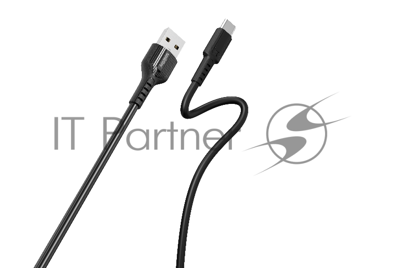 Кабель Smartbuy S33 Type C черный, 5 А, 1 м