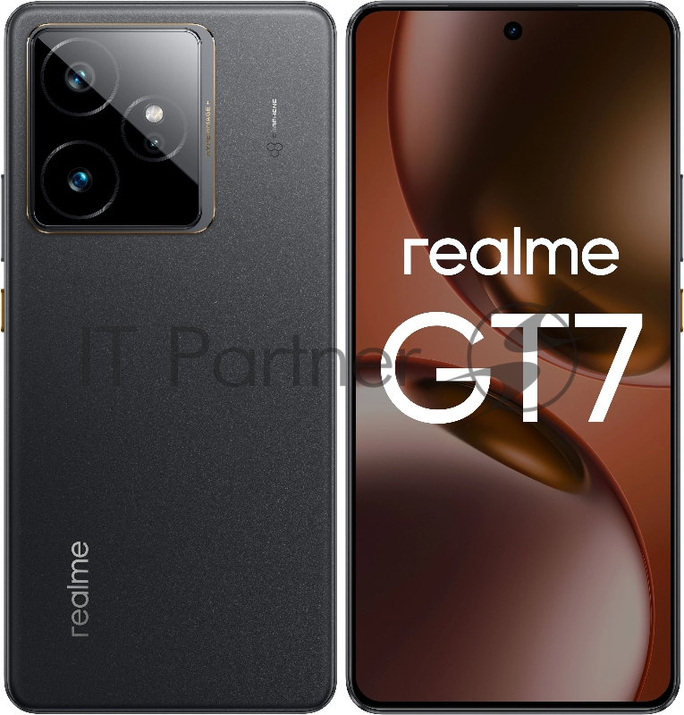 Смартфон Realme RMX5061 GT 7 512Gb 12Gb черный моноблок 3G 4G 6.78 1264x2780 Android 15 50Mpix 802.11 a/b/g/n/ac/ax/be NFC GPS GSM900/1800 GSM1900