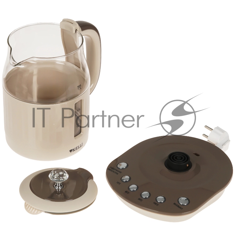 Чайник электрический Kelli KL-1373 кофейный