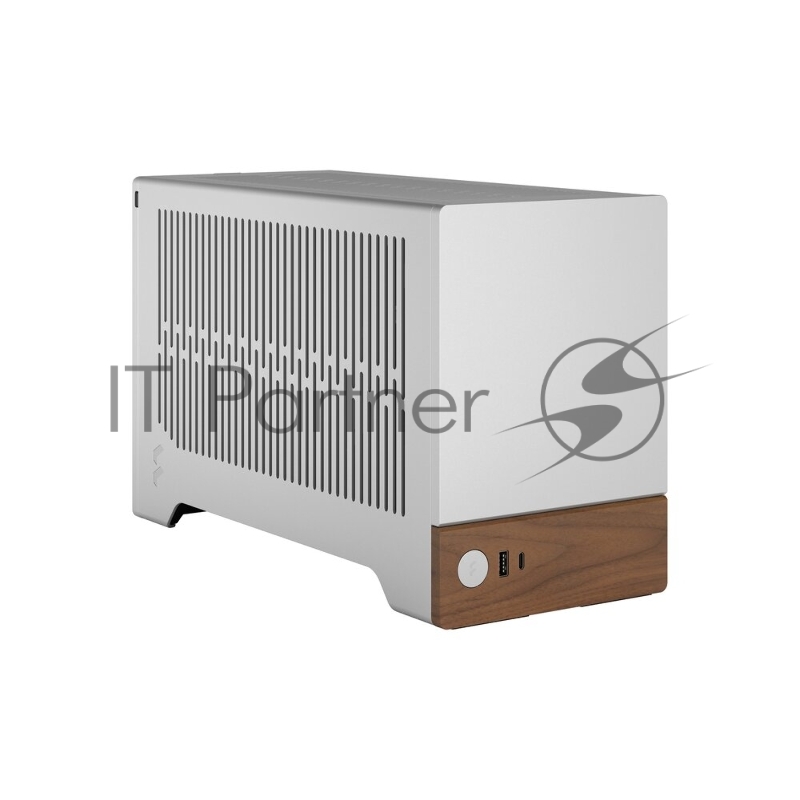 Корпус без блока питания Fractal Design Terra, Mini-Tower, no fans, 1xUSB-A 3.0 + 1xUSB 3.2 Type-C, SFX PSU Support, mITX Silver