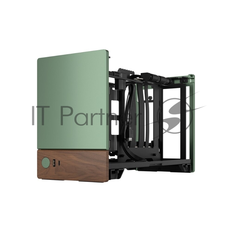 Корпус без блока питания Fractal Design Terra, Mini-Tower, no fans, 1xUSB-A 3.0 + 1xUSB 3.2 Type-C, SFX PSU Support, mITX Jade
