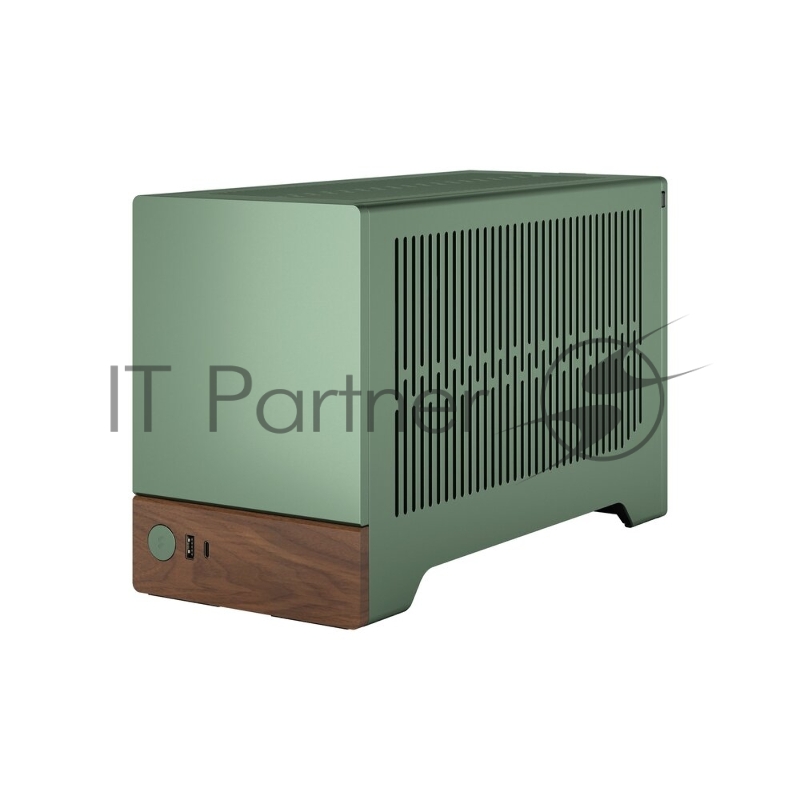Корпус без блока питания Fractal Design Terra, Mini-Tower, no fans, 1xUSB-A 3.0 + 1xUSB 3.2 Type-C, SFX PSU Support, mITX Jade
