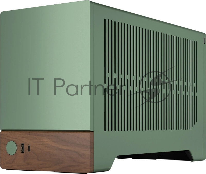 Корпус без блока питания Fractal Design Terra, Mini-Tower, no fans, 1xUSB-A 3.0 + 1xUSB 3.2 Type-C, SFX PSU Support, mITX Jade