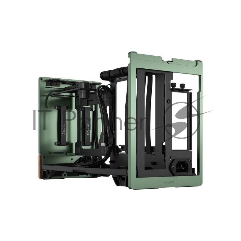 Корпус без блока питания Fractal Design Terra, Mini-Tower, no fans, 1xUSB-A 3.0 + 1xUSB 3.2 Type-C, SFX PSU Support, mITX Jade