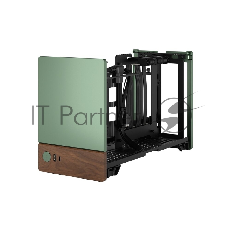 Корпус без блока питания Fractal Design Terra, Mini-Tower, no fans, 1xUSB-A 3.0 + 1xUSB 3.2 Type-C, SFX PSU Support, mITX Jade