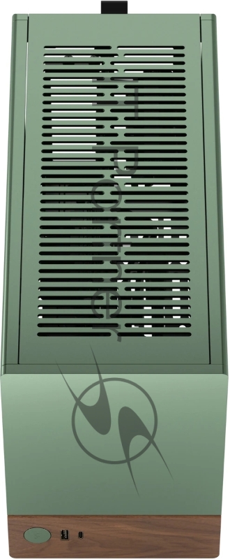 Корпус без блока питания Fractal Design Terra, Mini-Tower, no fans, 1xUSB-A 3.0 + 1xUSB 3.2 Type-C, SFX PSU Support, mITX Jade