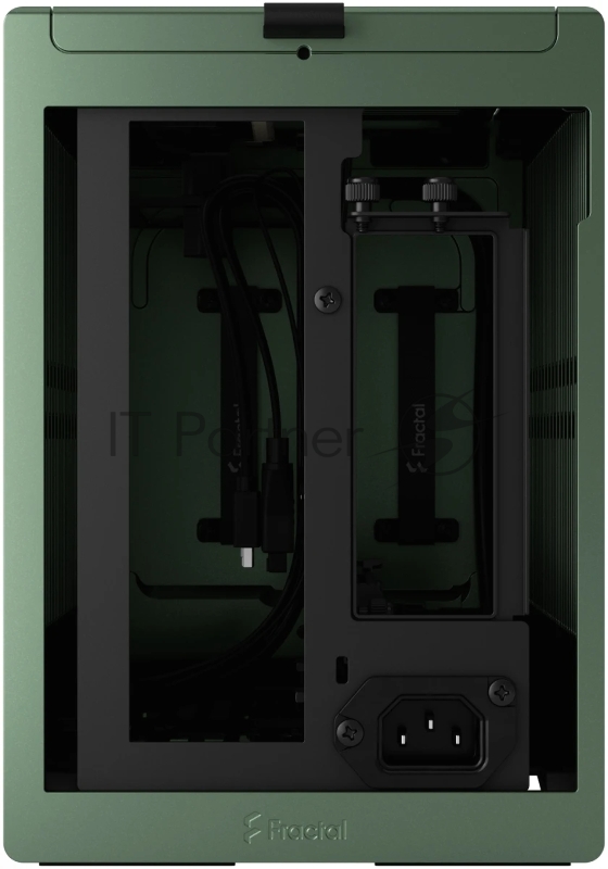 Корпус без блока питания Fractal Design Terra, Mini-Tower, no fans, 1xUSB-A 3.0 + 1xUSB 3.2 Type-C, SFX PSU Support, mITX Jade