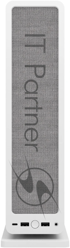 Корпус ПК без блока питания Fractal Design Ridge, 2x140mm, 2xUSB-A 3.2 + 1xUSB 3.2 Type-C, SFX PSU Support, mITX White