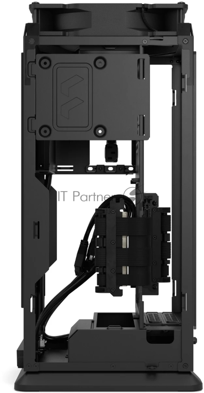 Корпус без блока питания Fractal Design Mood, Mini-Tower, 1x180mm, 2xUSB-A 3.0 + 1xUSB 3.2 Type-C, SFX PSU Support, mITX Black